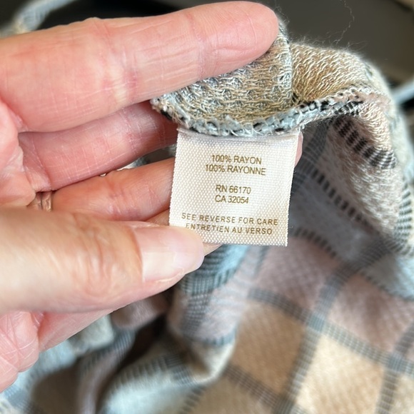 RAILS Flannel Multicolored Checkered Cami Tank Top Sz S NEW - Picture 9 of 10